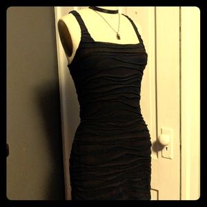 Free People Black Body Con Dress